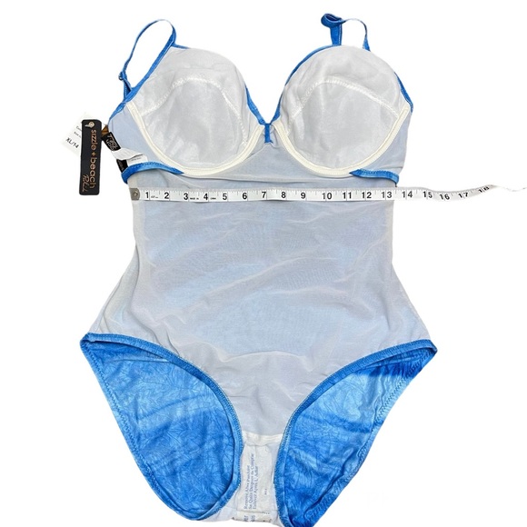 SIZZLE BEACH | ONE PIECE SWIMSUIT | SZ 14 | NWT - Picture 7 of 7